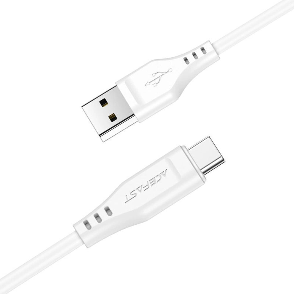 Cablu Acefast (C3-03), USB to Type-C, 60W, 3A, Fast Charging, 1.2m, Alb