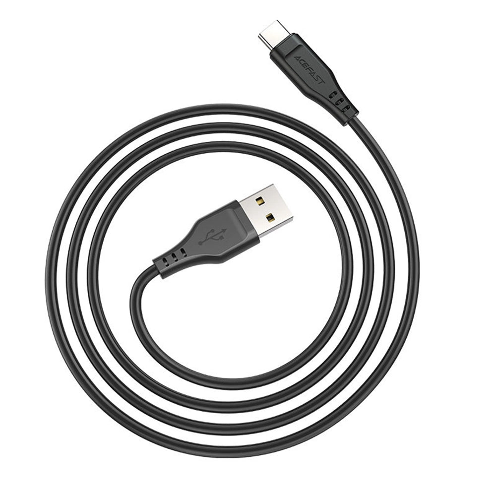 Cablu Acefast (C3-03), USB to Type-C, 60W, 3A, Fast Charging, 1.2m, Alb