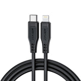 Cablu Acefast (C3-01), Type-C to Lightning, 30W, 3A, Fast Charging, 1.2m, Alb
