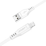 Cablu Acefast (C3-02), USB to Lightning, 2.4A, 480Mbps, MFi Certification, 1.2m, Negru