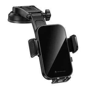 Suport Lito (LT-W11), for Dashboard/Windshield, Magnetic, One-Click Locking, 360°, Low-Profile Design, Negru