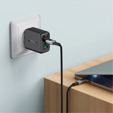 Cablu Acefast (C6-01), Type-C to Lightning, Fast Charging, 3A, LED Display, 1.2m, Negru
