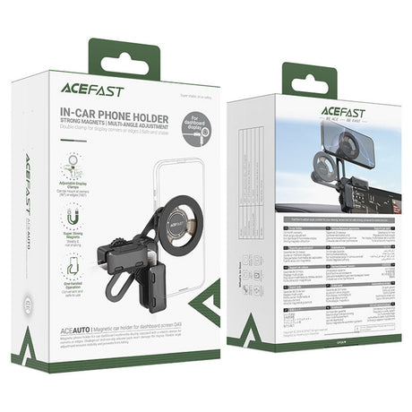 Suport Auto Acefast D43, Magnetic, Multi-Unghi, Negru