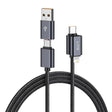 Cablu Lito Magnetic 4in1 (LD21), 5A High Current, 100W Fast Charging, Magnetic Design, Built-in Smart Chip, Negru