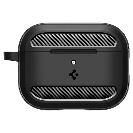 Casti Spigen Rugged Armor (ACS09822), Apple AirPods Pro 3, Negru Mat