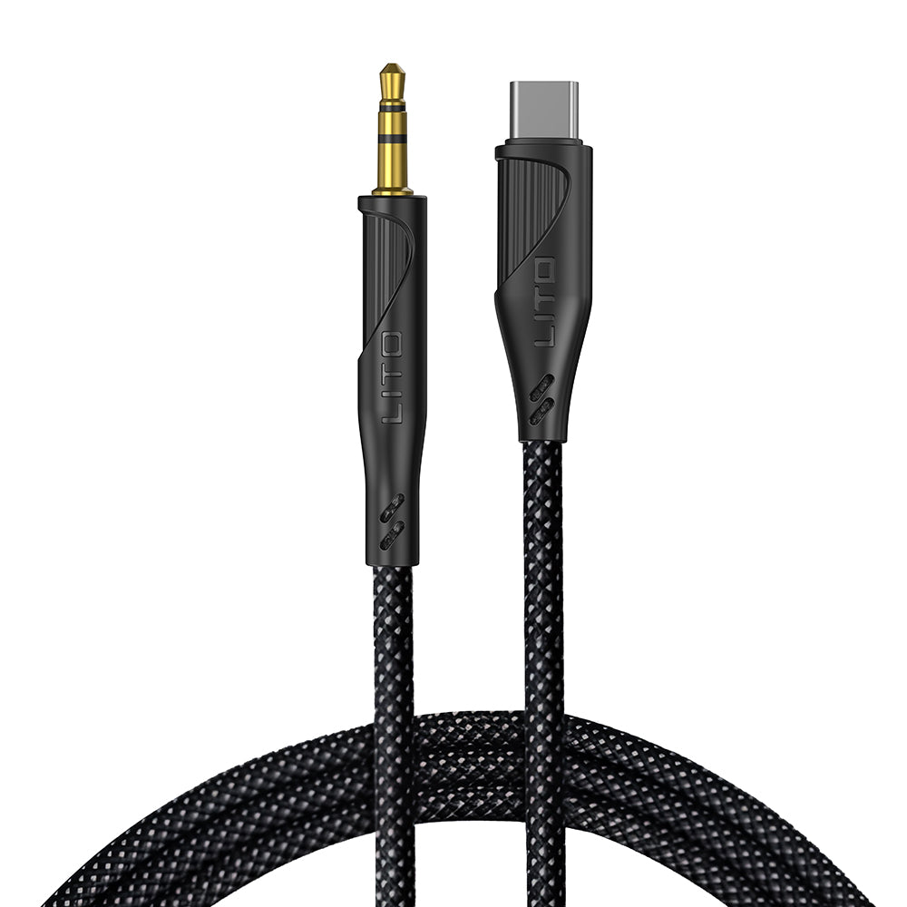 Cablu USB-C Lito, 1 m, negru