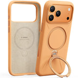 Husa de protectie Torras QPRO Silicone Series compatibil cu iPhone 17 Pro, Portocaliu