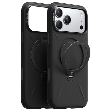 Husa de protectie Torras QPRO Silicone Series compatibil cu iPhone 17 Pro, Negru