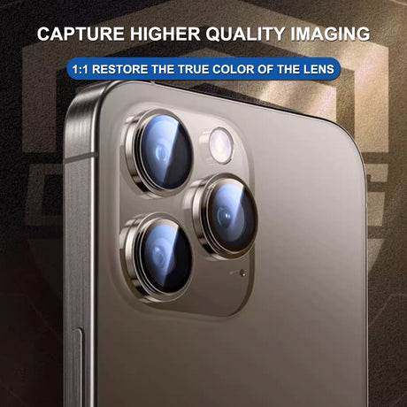 Folie de protectie Lito Titanium AR Camera Glass compatibil cu iPhone 17, Argintiu