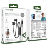 Casti Acefast L8, USB-C, In-ear, Gri