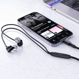 Casti Acefast L8, USB-C, In-ear, Gri