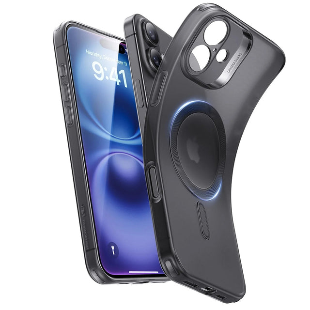 Husa de protectie ESR Zero HaloLock compatibil cu iPhone 16 Plus, Negru Mat