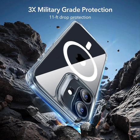 Folie de protectie ESR Classic Hybrid HaloLock compatibil cu iPhone 17, Transparent