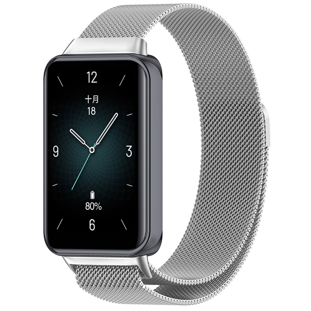 Curea smartwatch Techsuit Watchband (W009) compatibil cu Honor Band 9, Argintiu