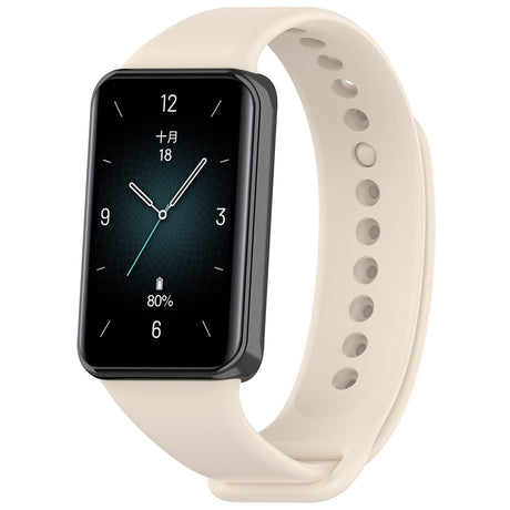 Curea smartwatch Techsuit Watchband (W014) compatibil cu Honor Band 9, Pale Vanilla