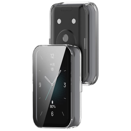 Folie de protectie smartwatch Techsuit Defense360 Pro + Screen Protector compatibil cu Honor Band 10 / Band 9, Transparent