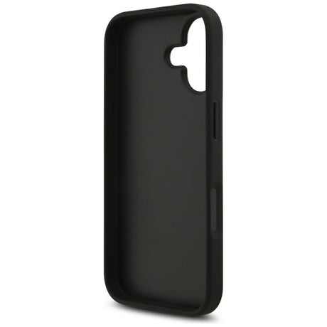 Husa de protectie Guess Hardcase 4G Grained Big and Classic Logo (GUHCP17SPGT4MBK) compatibil cu iPhone 17, Negru
