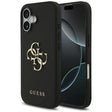 Husa de protectie Guess Hardcase 4G Grained Big and Classic Logo (GUHCP17SPGT4MBK) compatibil cu iPhone 17, Negru
