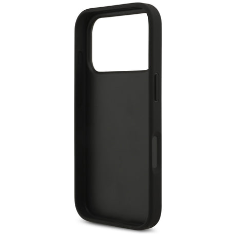 Husa de protectie Guess Hardcase 4G Grained Big and Classic Logo (GUHCP17LPGT4MBK) compatibil cu iPhone 17 Pro, Negru