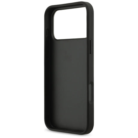 Husa de protectie Guess Hardcase 4G Grained Big and Classic Logo (GUHCP17XPGT4MBK) compatibil cu iPhone 17 Pro Max, Negru