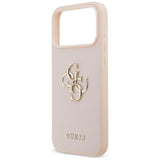 Husa de protectie Guess Hardcase 4G Grained Big and Classic Logo (GUHCP17XPGT4MBP) compatibil cu iPhone 17 Pro Max, Roz