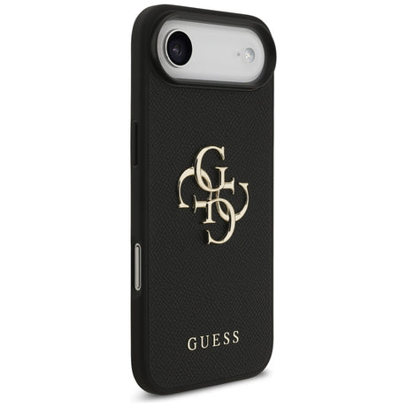 Husa de protectie Guess Hardcase 4G Grained Big and Classic Logo (GUHCP17MPGT4MBK) compatibil cu iPhone 17 Air, Negru