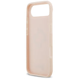 Husa de protectie Guess Hardcase 4G Grained Big and Classic Logo (GUHCP17MPGT4MBP) compatibil cu iPhone 17 Air, Roz