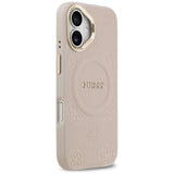 Guess Husa de protectie Guess Peony Hot Stamp MagSafe (GUHMP17SPSAMSECP) compatibil cu iPhone 17, Roz – imagine 3