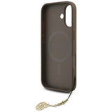 Husa de protectie Guess Hardcase 4G Charm Cradle MagSafe (GUHMP17SGF4GCW) compatibil cu iPhone 17, Maro
