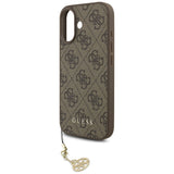Husa de protectie Guess Hardcase 4G Charm Cradle MagSafe (GUHMP17SGF4GCW) compatibil cu iPhone 17, Maro