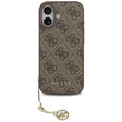 Husa de protectie Guess Hardcase 4G Charm Cradle MagSafe (GUHMP17SGF4GCW) compatibil cu iPhone 17, Maro