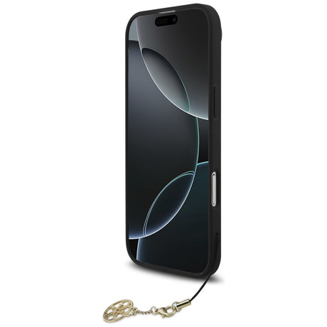 Husa de protectie Guess Hardcase 4G Charm Cradle MagSafe (GUHMP17MGF4GCK) compatibil cu iPhone 17 Air, Negru