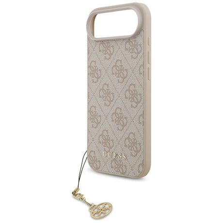 Husa de protectie Guess Hardcase 4G Charm Cradle MagSafe (GUHMP17MGF4GCP) compatibil cu iPhone 17 Air, Roz