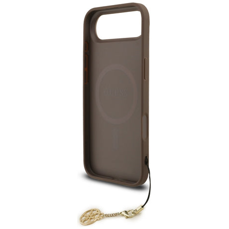 Husa de protectie Guess Hardcase 4G Charm Cradle MagSafe (GUHMP17MGF4GCW) compatibil cu iPhone 17 Air, Maro