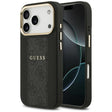 Husa de protectie Guess Hardcase 4G Stripe MagSafe (GUHMP17LPG4SEMCK) compatibil cu iPhone 17 Pro, Negru