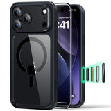 Folie de protectie ESR Classic Hybrid HaloLock compatibil cu iPhone 17 Pro, Transparent Black