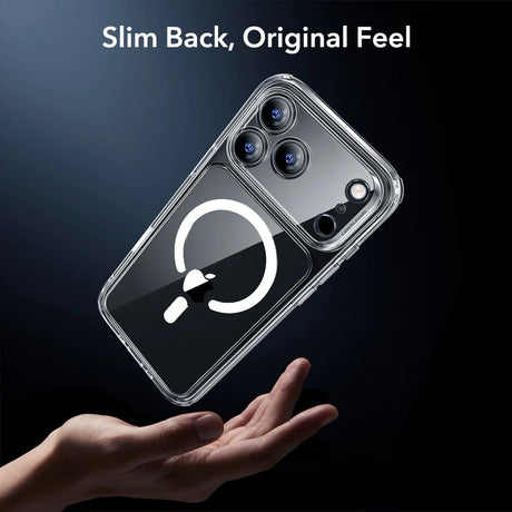 Folie de protectie ESR Classic Hybrid HaloLock compatibil cu iPhone 17 Pro Max, Transparent