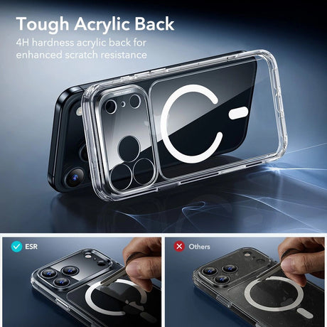 Folie de protectie ESR Classic Hybrid HaloLock compatibil cu iPhone 17 Pro Max, Transparent