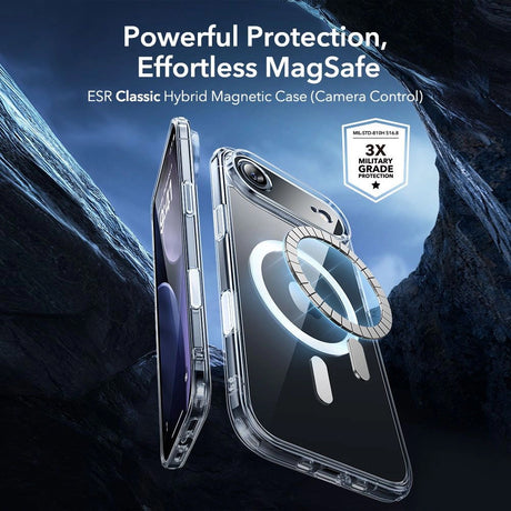 Folie de protectie ESR Classic Hybrid HaloLock compatibil cu iPhone 17 Air, Transparent