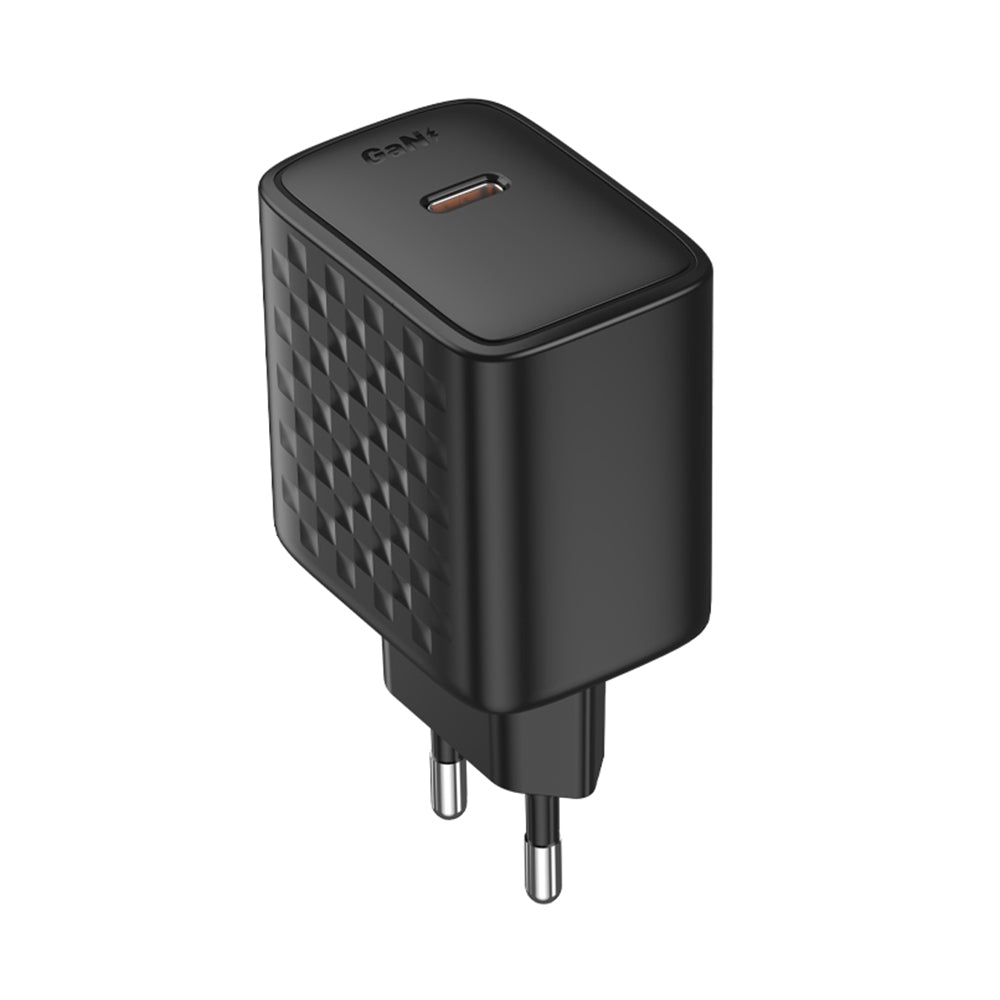 Incarcator Lito (LC20), Type-C Output, PD45W, GaN, PC Fireproof, EU Plug, Negru