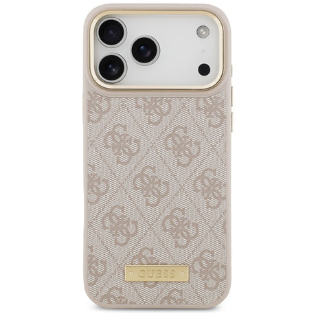 Husa de protectie Guess Hardcase 4G compatibil cu iPhone 17 Pro Max, Roz