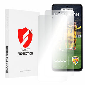 Folie de protectie Smart Protection Premium Classic (set de 2) compatibil cu Oppo A5 4G / A5 5G, Transparent