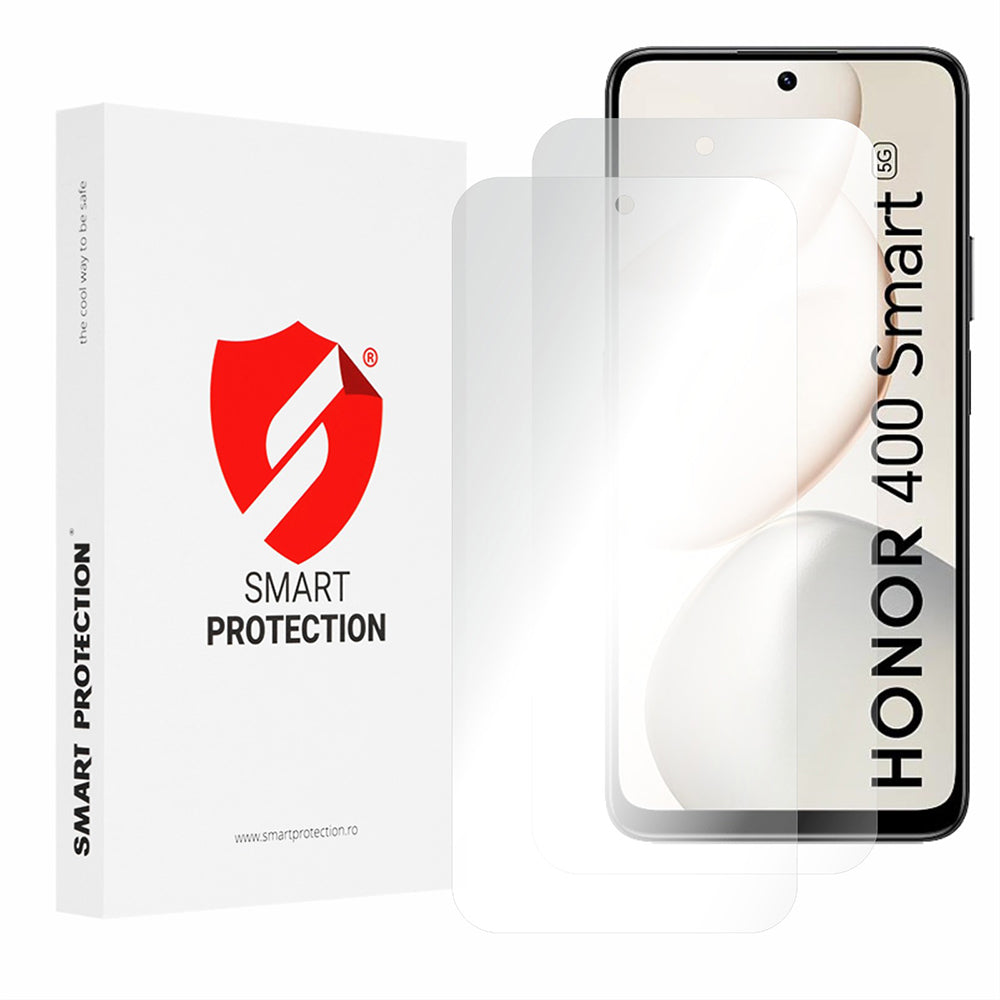 Folie de protectie Smart Protection Premium Classic (set de 2) compatibil cu Honor 400 Smart 5G / 400 Smart 4G / X7d 4G, Transparent