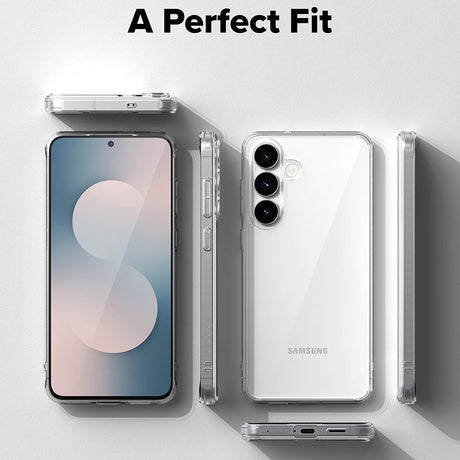 Husa de protectie Ringke Fusion compatibil cu Samsung Galaxy S25 FE, Transparent