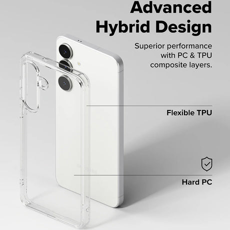 Husa de protectie Ringke Fusion compatibil cu Samsung Galaxy S25 FE, Transparent
