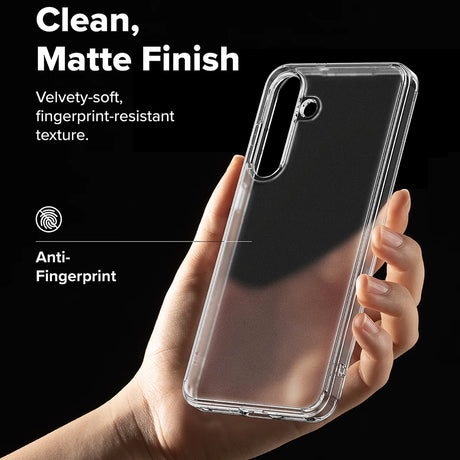 Husa de protectie Ringke Fusion compatibil cu Samsung Galaxy S25 FE, Transparent Mat