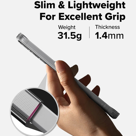 Husa de protectie Ringke Fusion compatibil cu Samsung Galaxy S25 FE, Transparent Mat