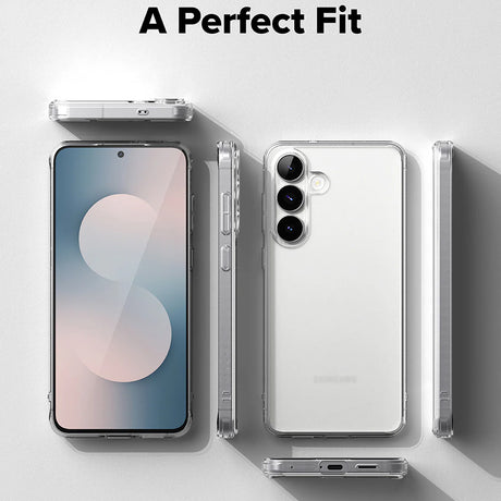 Husa de protectie Ringke Fusion compatibil cu Samsung Galaxy S25 FE, Transparent Mat