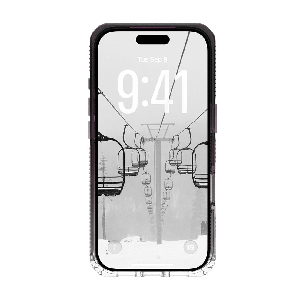 Husa de protectie UAG Plyo MagSafe compatibil cu iPhone 17 Pro, Negru Clear Ombre
