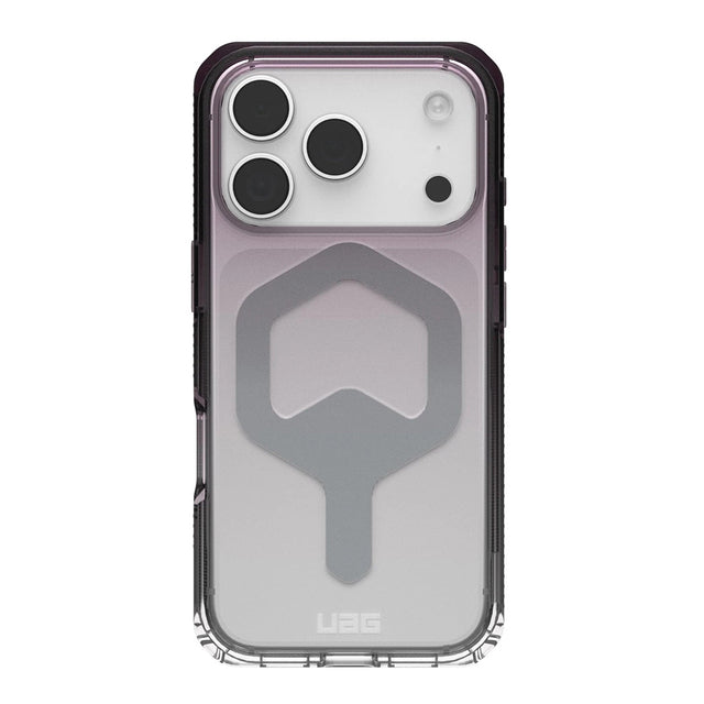 Husa de protectie UAG Plyo MagSafe compatibil cu iPhone 17 Pro, Negru Clear Ombre